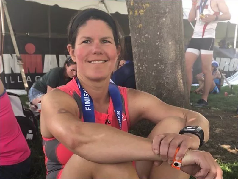 Cindy Maloney of Revelstoke, BC in Canada. An inspiring Athletica athlete heading to the Ironman World Championship in Kona.