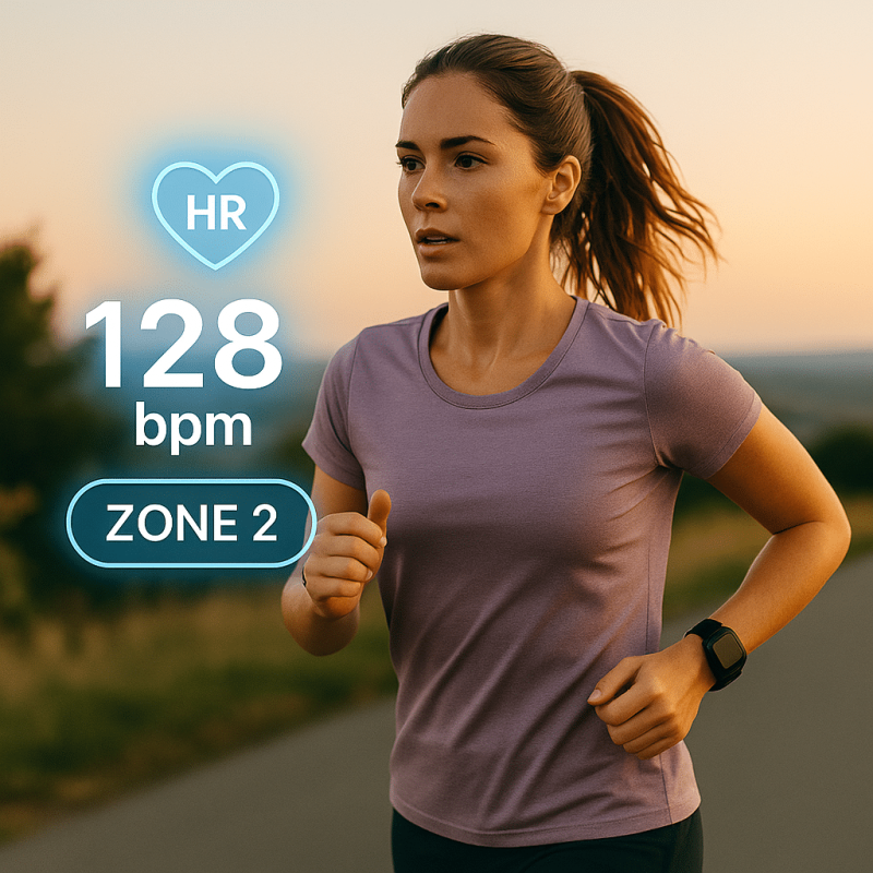 Zone 2 Runner Female runner zone 2 training